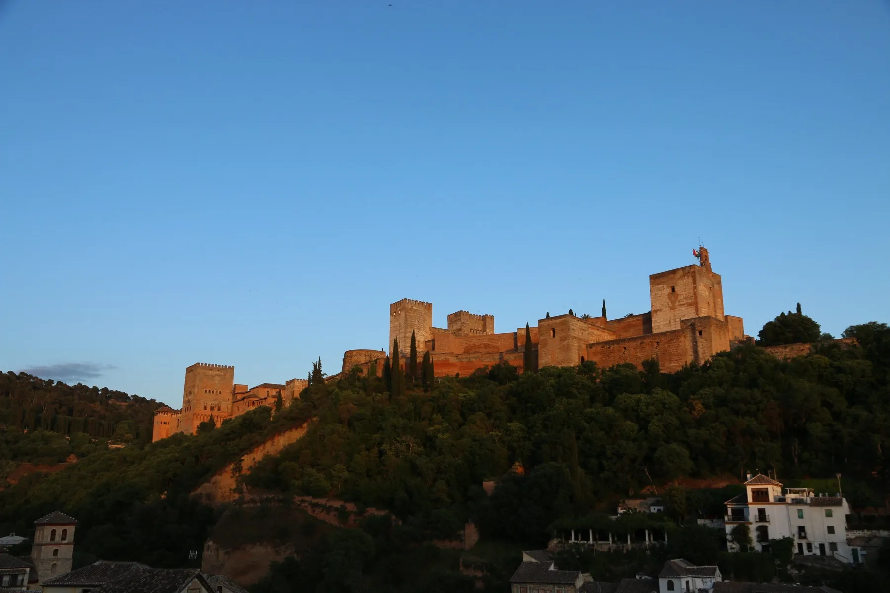 Atardecer en los Miradores del Albaicín